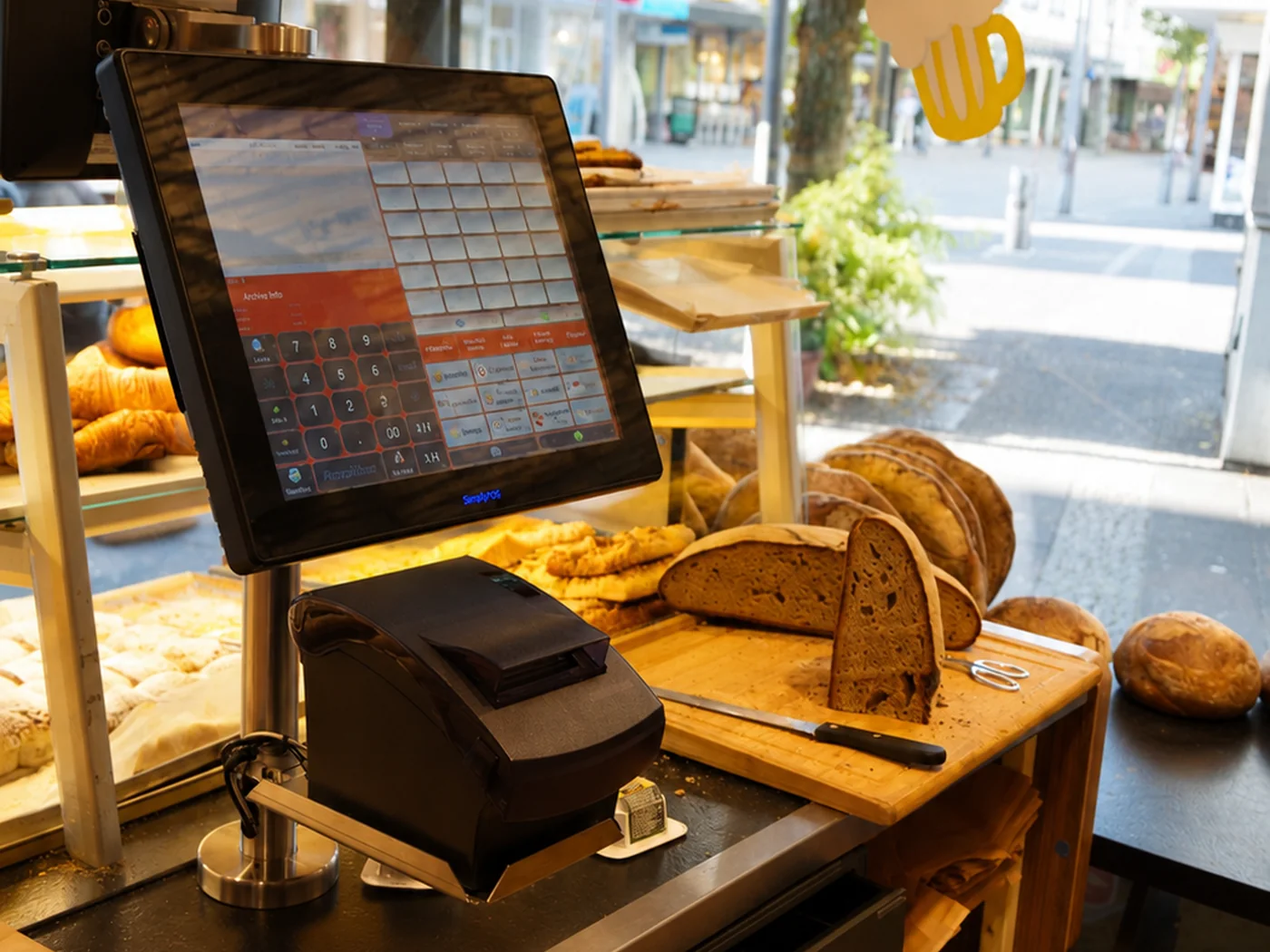 Simply&nbsp;POS Kassensystem im Einsatz an der Bäckertheke